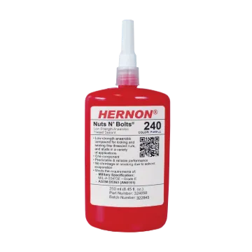 250ml bottle of Nuts N Bolts 240